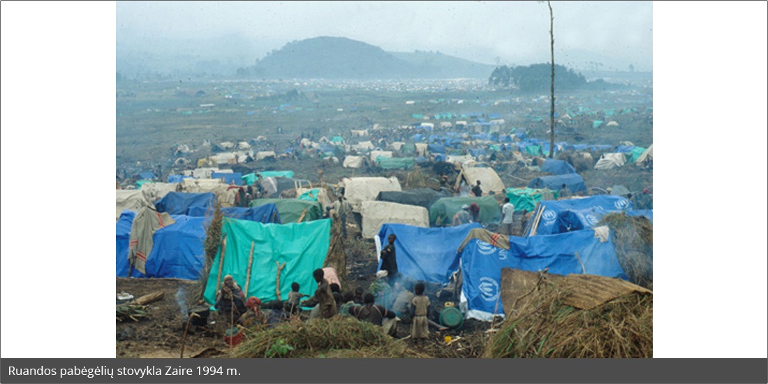 Ruandos pabėgėlių stovykla Zaire 1994 m.